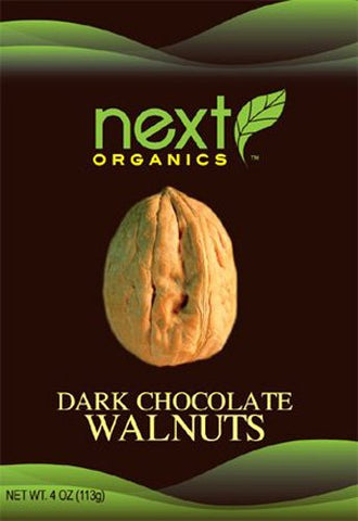 Next Organic Dark Chocolate Walnuts, 4 oz