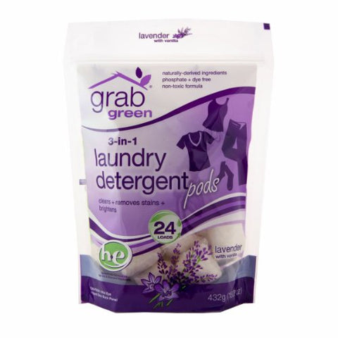 Grab Green - 24 ld Lavender Vanilla Laundry Pods