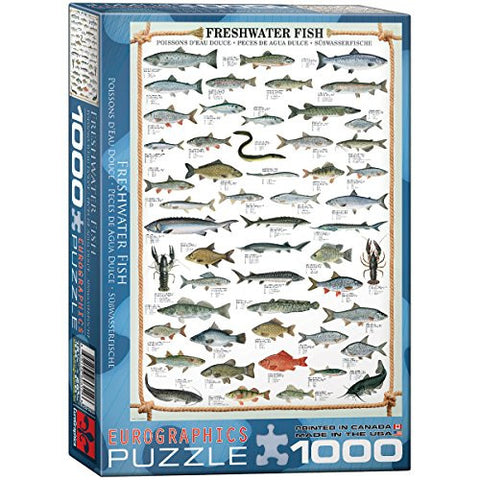 Freshwater Fish 1000 pc