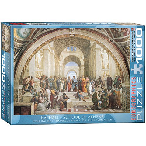 School of Athens, Raphael 1000 pc 10x14 inches Box, Puzzle