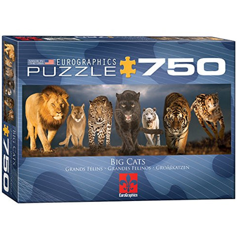 Big Cats 750 pc 10x14 inches, Puzzle