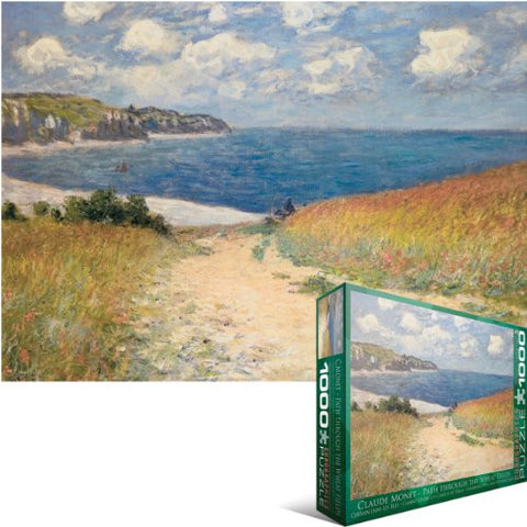 Path Through the Wheat Fields /Claude Monet 1000 pc