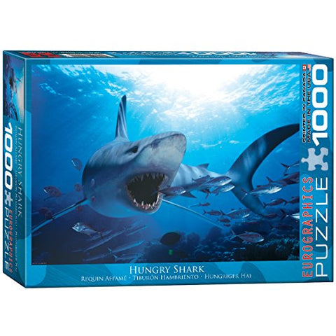 Hungry Shark 1000 pc 10x14 inches Box, Puzzle