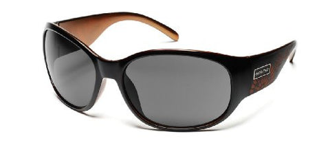 Carousel Black Backpaint Laser with Gray Polarized Polycarbonate Lens