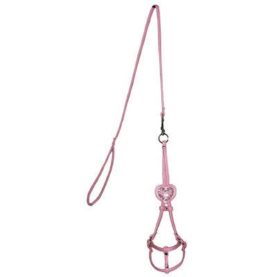 Hip Doggie Pink Heart Step-in Harness, XXS