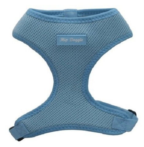 Hip Doggie Ultra Comfort Harness Vest - Blue, Medium