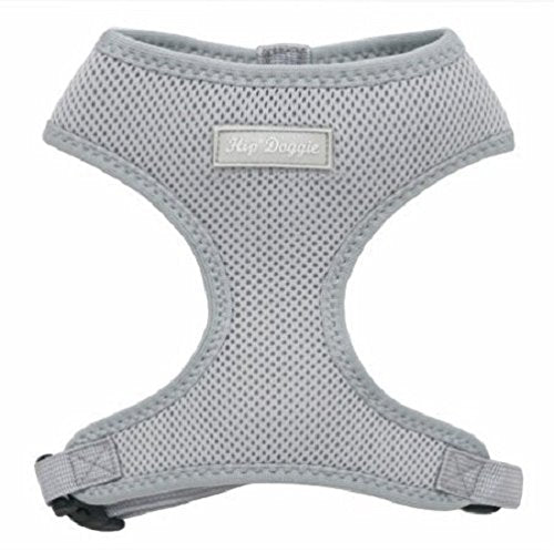 Hip Doggie Ultra Comfort Harness Vest - Grey, Large
