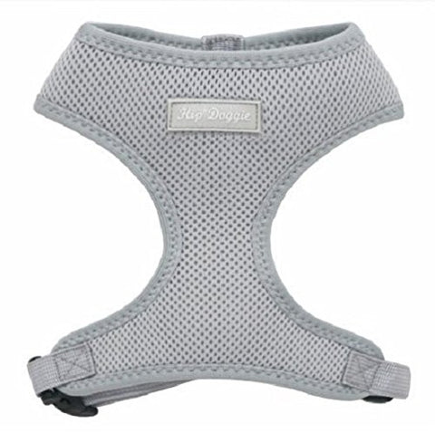Hip Doggie Ultra Comfort Harness Vest - Grey, Large