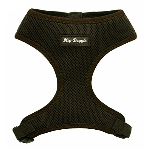 Hip Doggie Ultra Comfort Harness Vest - Brown, Medium