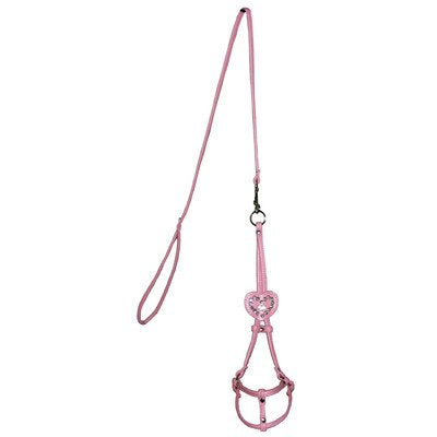 Hip Doggie Pink Heart Step-in Harness, Medium