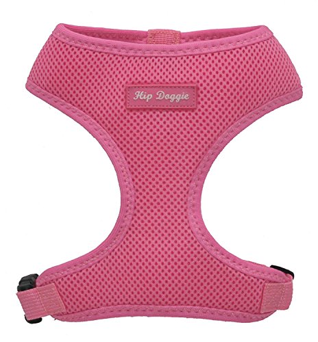 Hip Doggie Ultra Comfort Harness Vest - Pink, Large