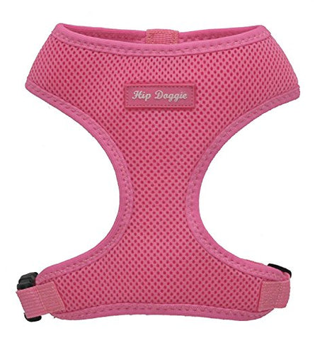 Hip Doggie Ultra Comfort Harness Vest - Pink, Large