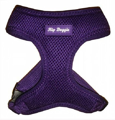 Hip Doggie Ultra Comfort Harness Vest - Purple, XS