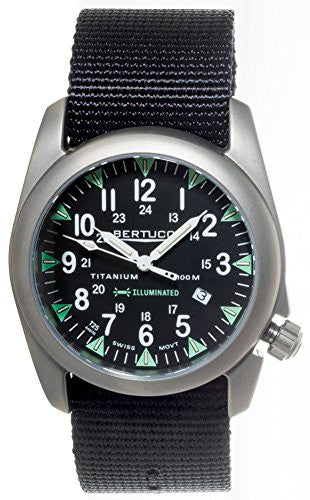 A-4T Yankee Illuminated 44mm 1" Band 2.28oz Black Band