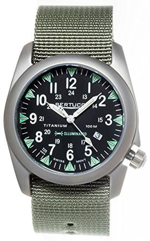 A-4T Yankee Illuminated 44mm 1" Band 2.28oz Defender Drab Brand