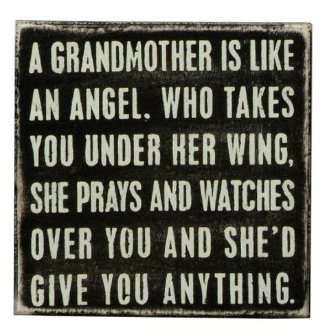 Box Sign - A Grandmother
