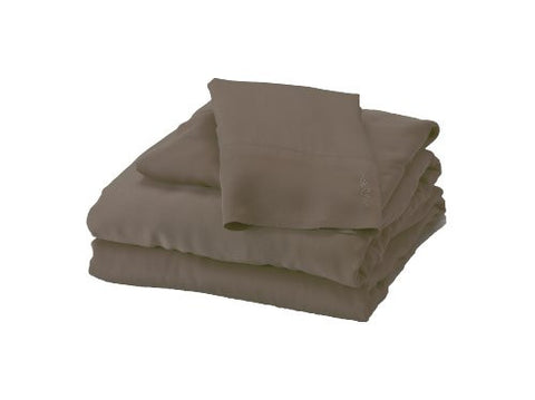 Rayon from Bamboo King Sheet Set in Mocha