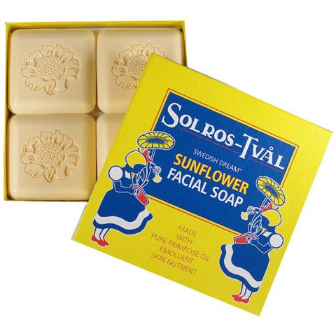 Swedish Dream Sunflower Facial Soap Gift Box of 4