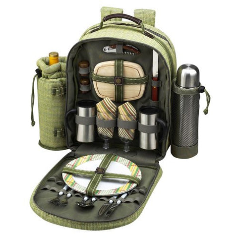 Hamptons Picnic Backpack with Coffee Service for 2 (Size: One Size)