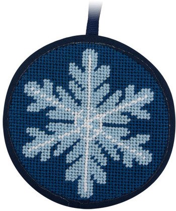 Snowflake Stitch-Ups Christmas Ornaments (4" Round)