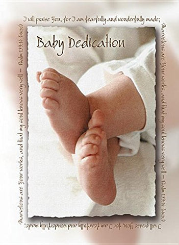 Warner Christian Resources - Baby Dedication Certifcate - 5x7 Folded, Premium, Full Color