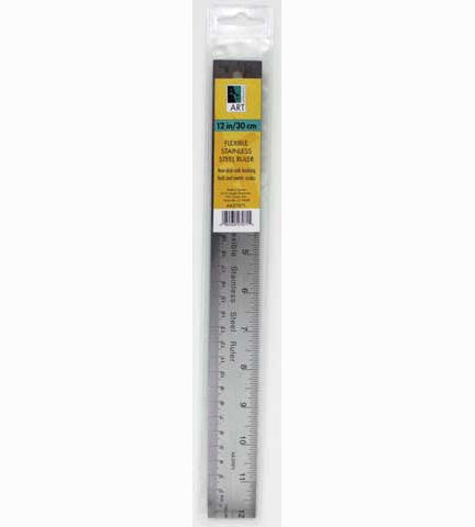 Art Alternatives RULER ST STEEL FLEX CORK 12IN