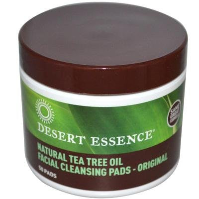 Facial Care Nat Cleansing Pads w/Tea Tree Oil - 50 ct
