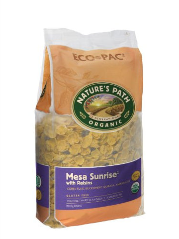 Eco-Pac Cereal Mesa Sunrise w/Raisins At least 95% Organic, 29.1 oz