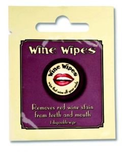 Wine Wipes, Single Pack Disposable wipe