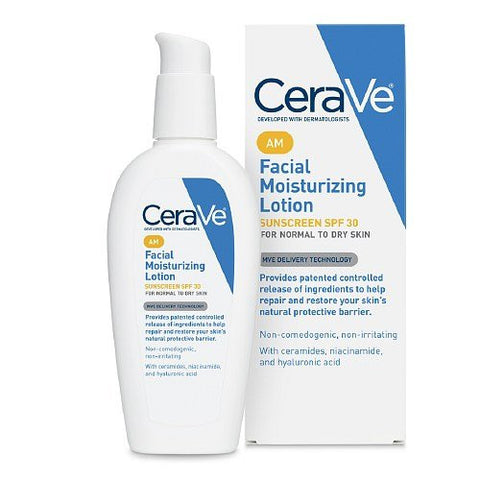 CERAVE Facial Moisturizing Lotion AM, 3oz Bottle