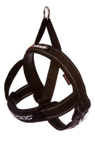 EzyDog Quick Fit Harness - Black, Large