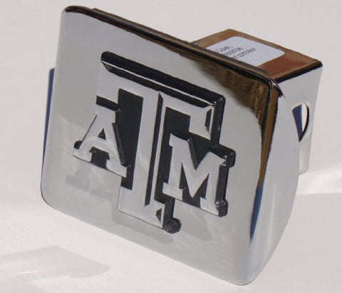 Texas A&M Shiny Chrome Hitch Cover