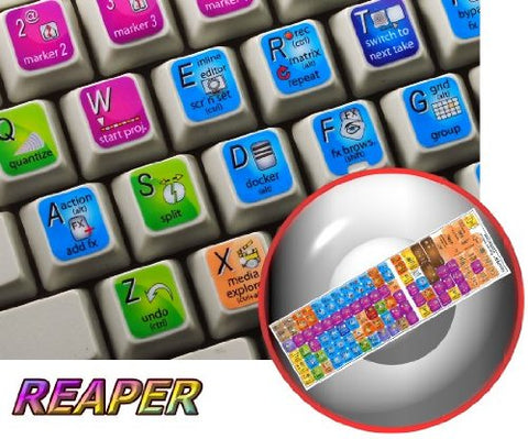 Reaper Keyboard Sticker, 11 x 13