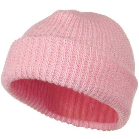 Artex, Solid Plain Watch Cap Beanie - Pink (fitting up to XL)