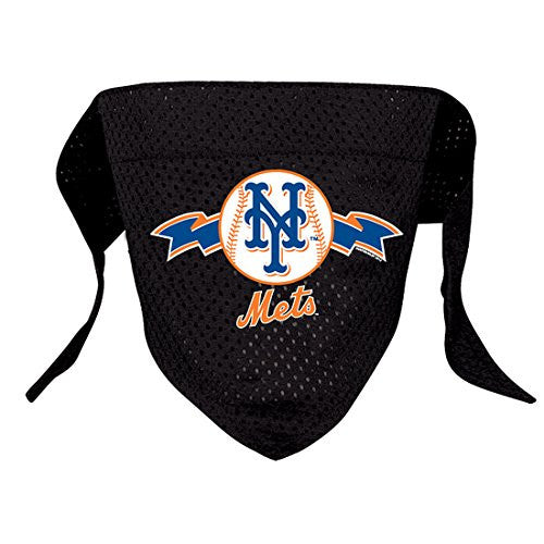 MLB Slip Over Pet Bandanas NY METS, M/L