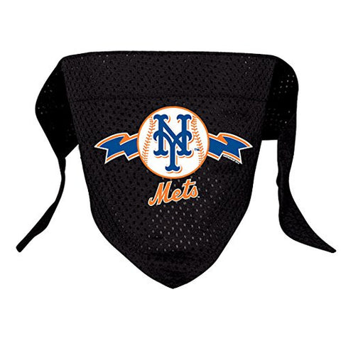 MLB Slip Over Pet Bandanas NY METS, M/L