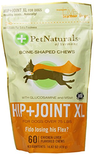 Pet Naturals of Vermont Hip + Joint XL Dogs, 60 Chews