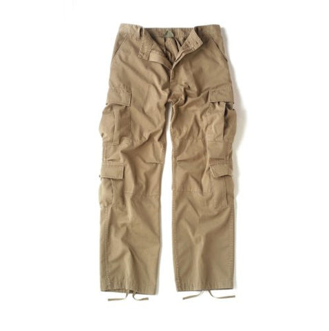 Khaki Vintage Paratrooper Fatigues - Large