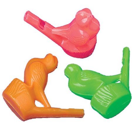 WARBLING BIRD WHISTLES - 12pcs