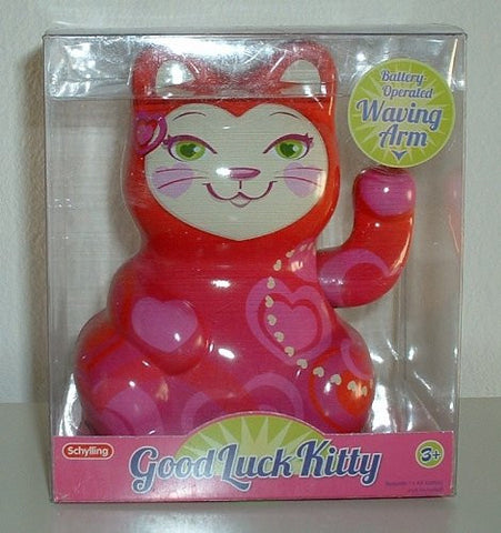Schylling Lucky Cat With Waving Arm Tin