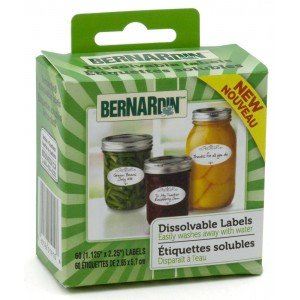 Bernardin Canning Labels - Dissolvable - 60 pcs