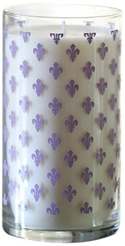 K. Hall Designs Lavender 120 Hour Screen Printed Candle