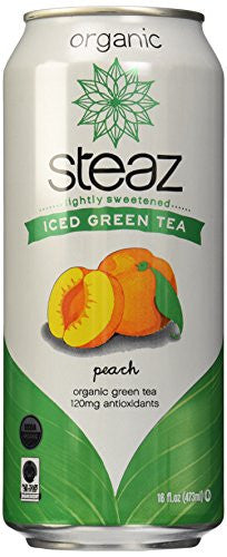 Iced Green Teaz Peach, Organic 16.0 OZ