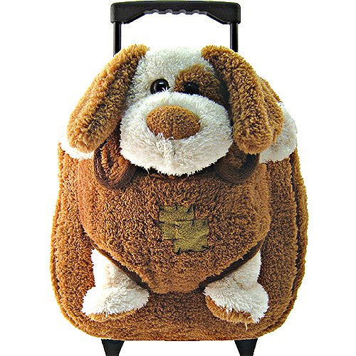 Plush Animal Rollers Puppy w/ Brown