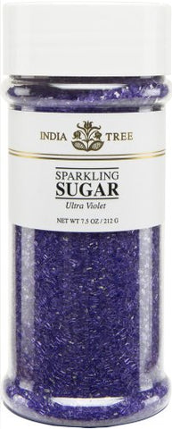 Ultra Violet Sparkling Sugar, Tall Jar, 7.5 oz