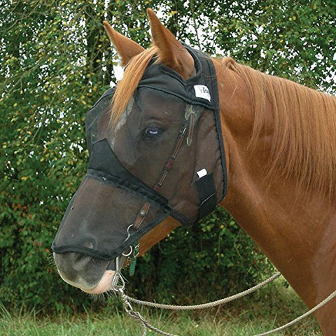Quiet Ride Fly Mask Long Nose - Draft