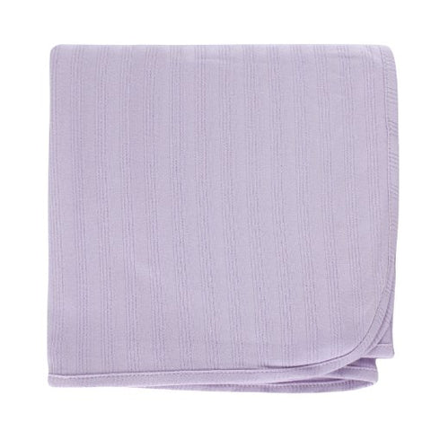 Hudson Baby, Organic Receiving Blanket, Purple, 40 x 40 in