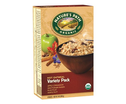 Hot Cereal Variety Pack, 8ct At least 95% Organic, 14 oz