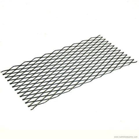 Black Steel Ember Retainer For Grates (20" Long X 10" Wide, 1 1/2"lbs)
