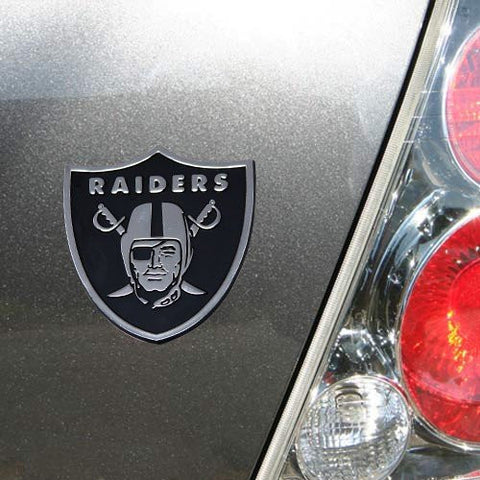 NFL Oakland Raiders Premium Metal Auto Emblem